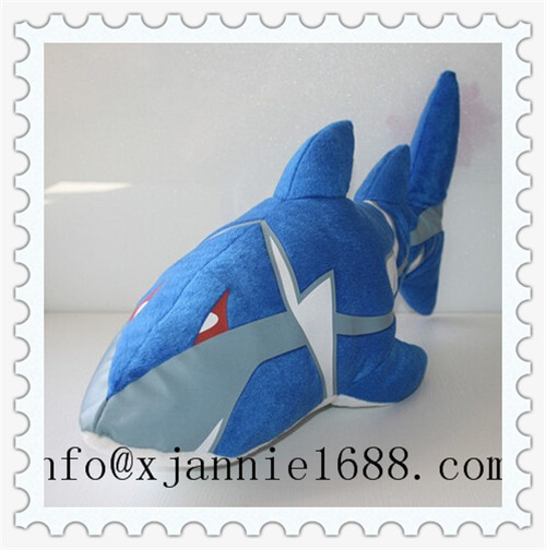 plush blue shark