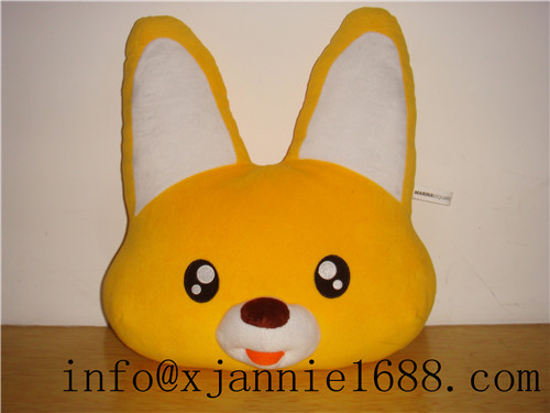 customize fox shape cushion