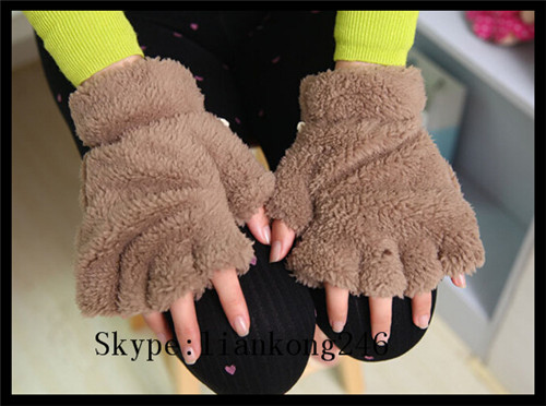 plush gloves