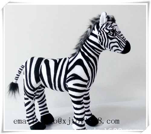 plush zebra
